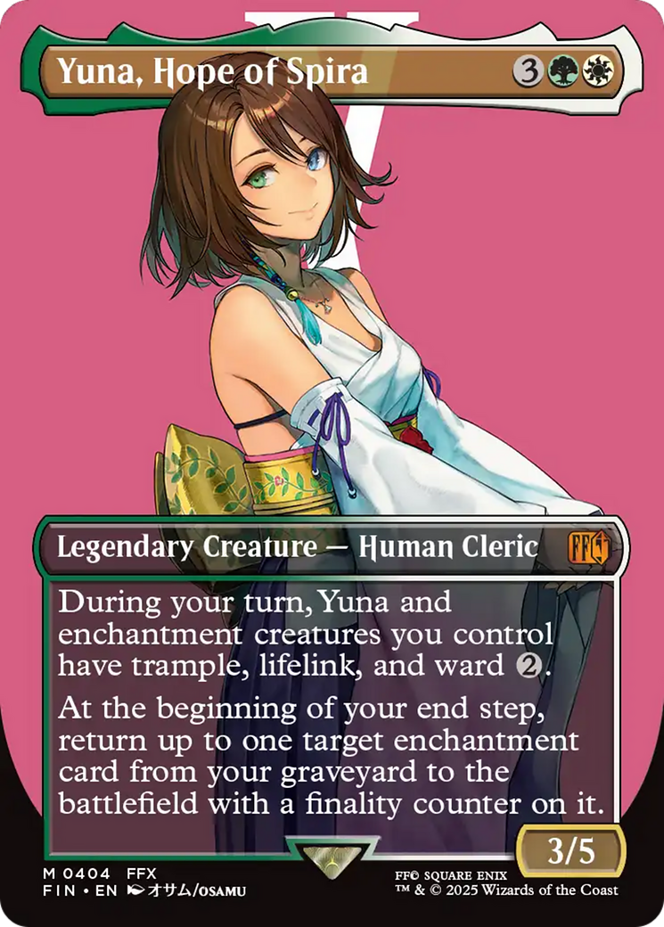 Yuna, Hope of Spira (Borderless) [FINAL FANTASY] | Galaxy Games LLC