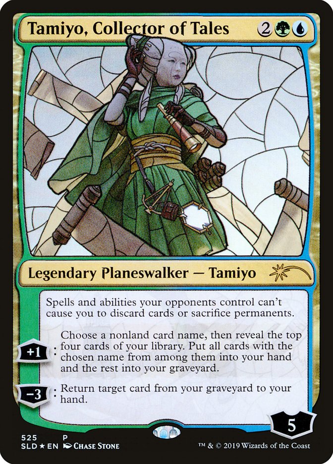 Tamiyo, Collector of Tales (Stained Glass) [Secret Lair Drop Promos] | Galaxy Games LLC