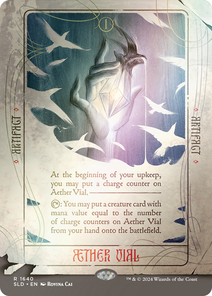 Aether Vial (Rainbow Foil) [Secret Lair Drop Series] | Galaxy Games LLC