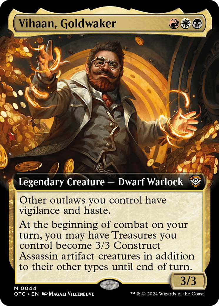 Vihaan, Goldwaker (Extended Art) [Outlaws of Thunder Junction Commander] | Galaxy Games LLC