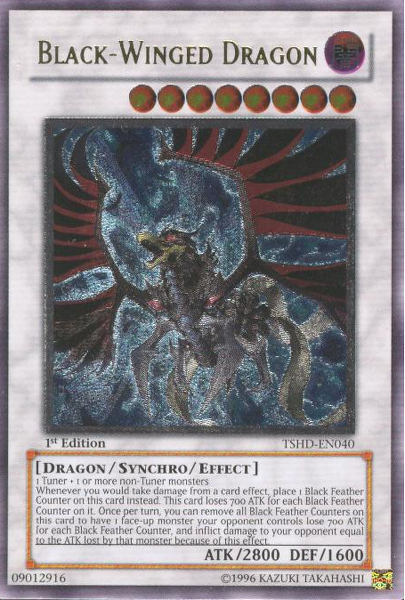Black-Winged Dragon [TSHD-EN040] Ultimate Rare | Galaxy Games LLC