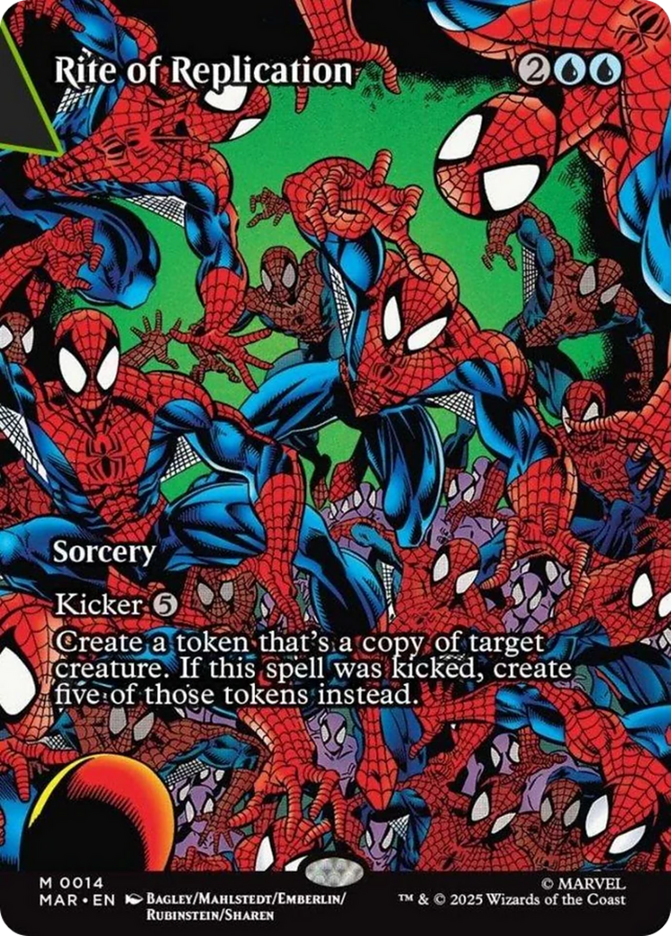 Rite of Replication (Borderless) [Marvel's Spider-Man: Eternal-Legal] | Galaxy Games LLC