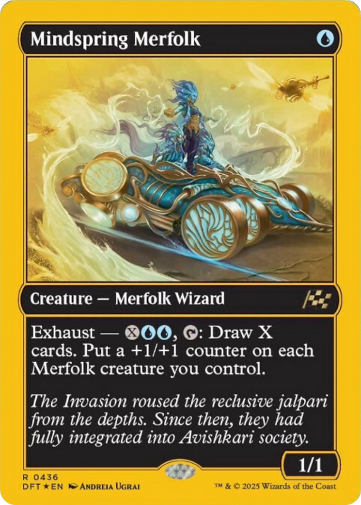 Mindspring Merfolk (First-Place Foil) [Aetherdrift] | Galaxy Games LLC