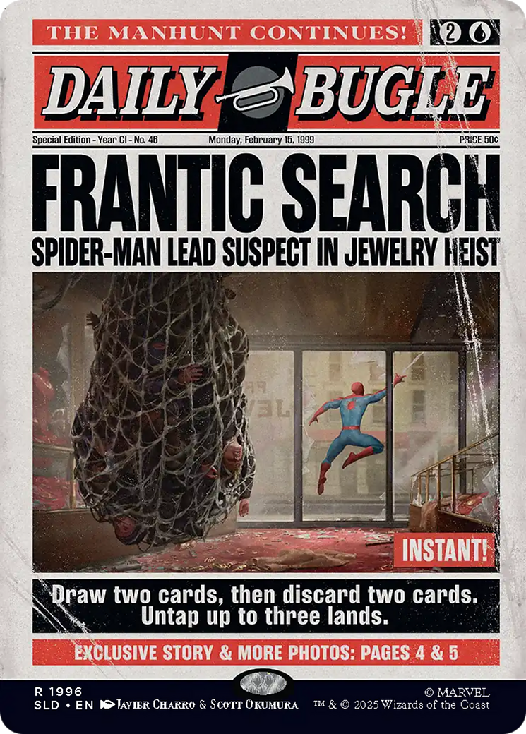 Frantic Search (1996) (Rainbow Foil) [Secret Lair Drop Series] | Galaxy Games LLC