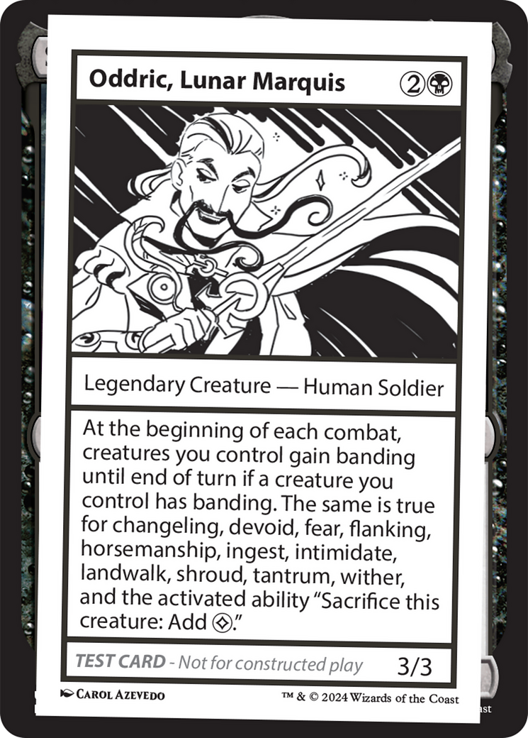 Oddric, Lunar Marquis [Mystery Booster 2 Playtest Cards] | Galaxy Games LLC