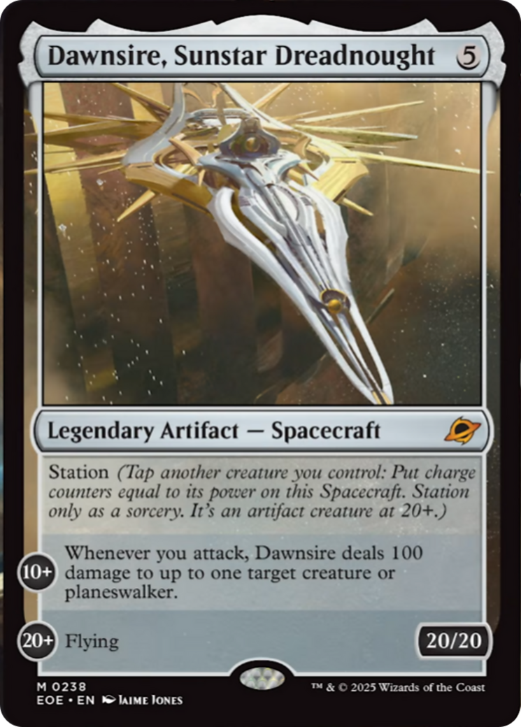 Dawnsire, Sunstar Dreadnought [Edge of Eternities] | Galaxy Games LLC