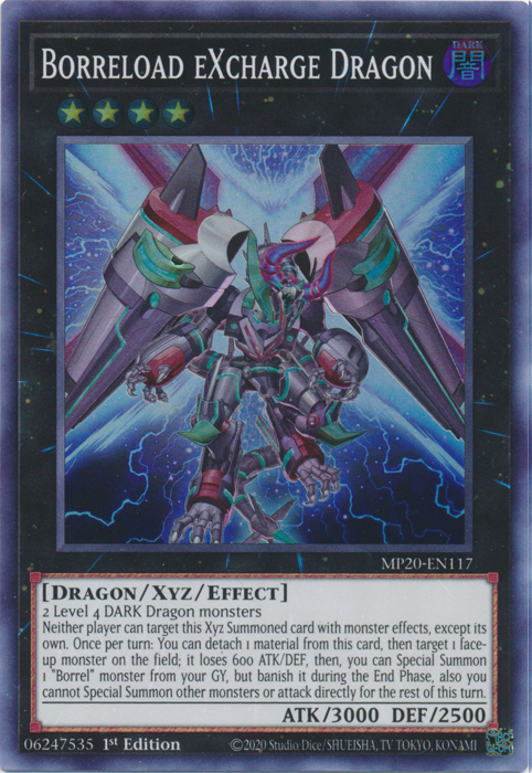 Borreload eXcharge Dragon [MP20-EN117] Super Rare | Galaxy Games LLC