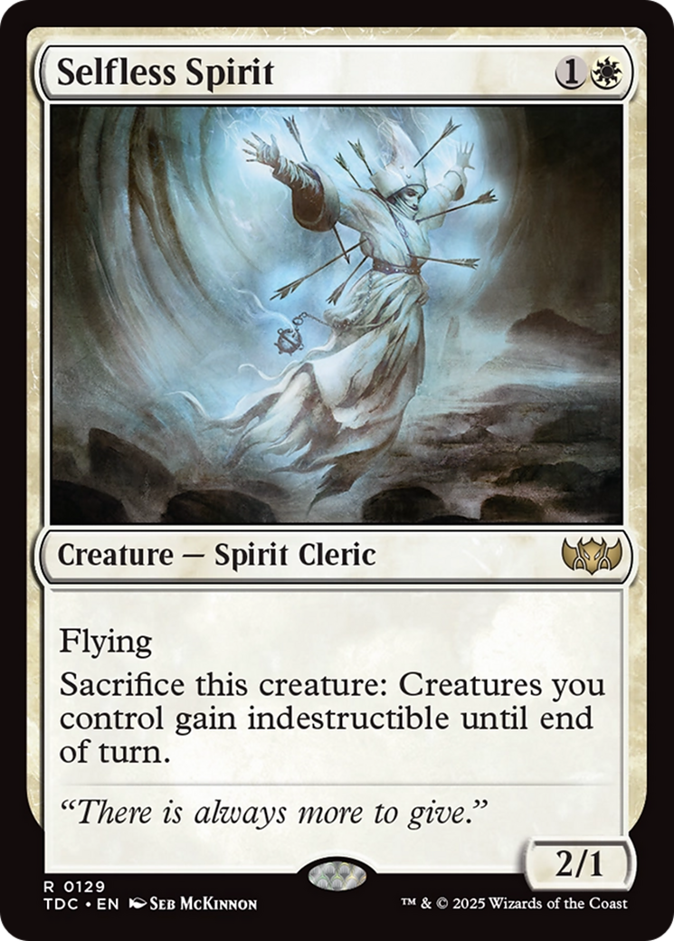 Selfless Spirit [Tarkir: Dragonstorm Commander] | Galaxy Games LLC