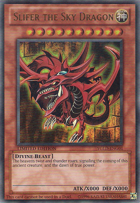 Slifer the Sky Dragon [YGLD-ENG01] Ultra Rare | Galaxy Games LLC