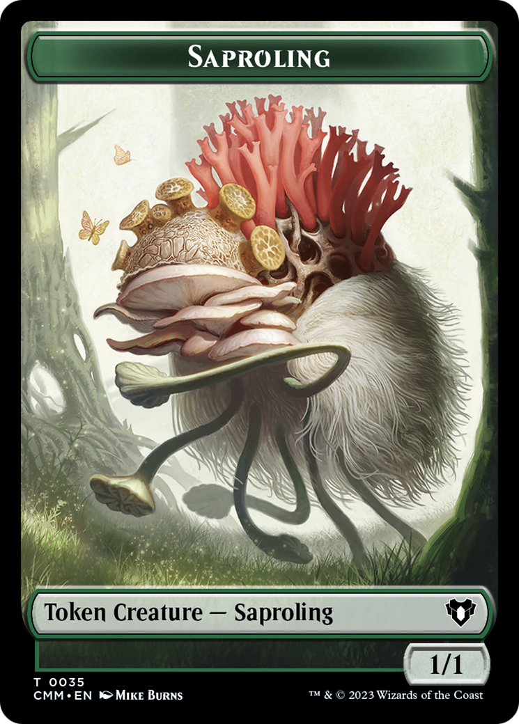 Saproling Token [Commander Masters Tokens] | Galaxy Games LLC