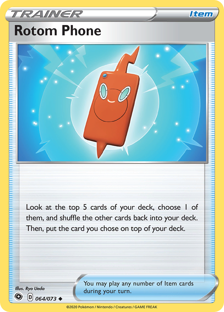 Rotom Phone (064/073) [Sword & Shield: Champion's Path] | Galaxy Games LLC