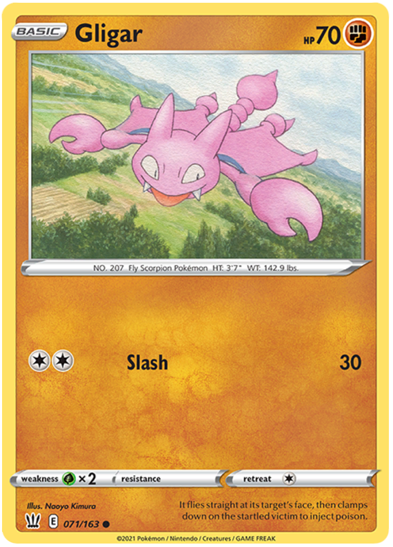 Gligar (071/163) [Sword & Shield: Battle Styles] | Galaxy Games LLC