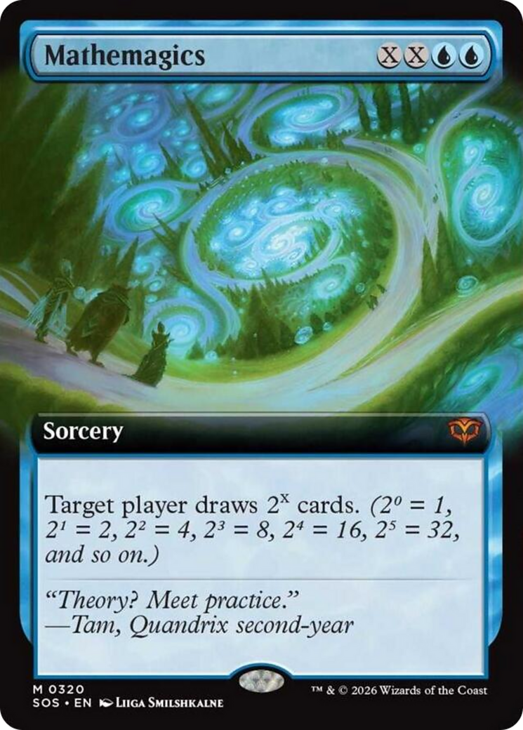 Mathemagics (Extended Art) [Secrets of Strixhaven] | Galaxy Games LLC