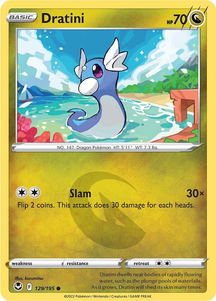 Dratini (129/195) [Sword & Shield: Silver Tempest] | Galaxy Games LLC