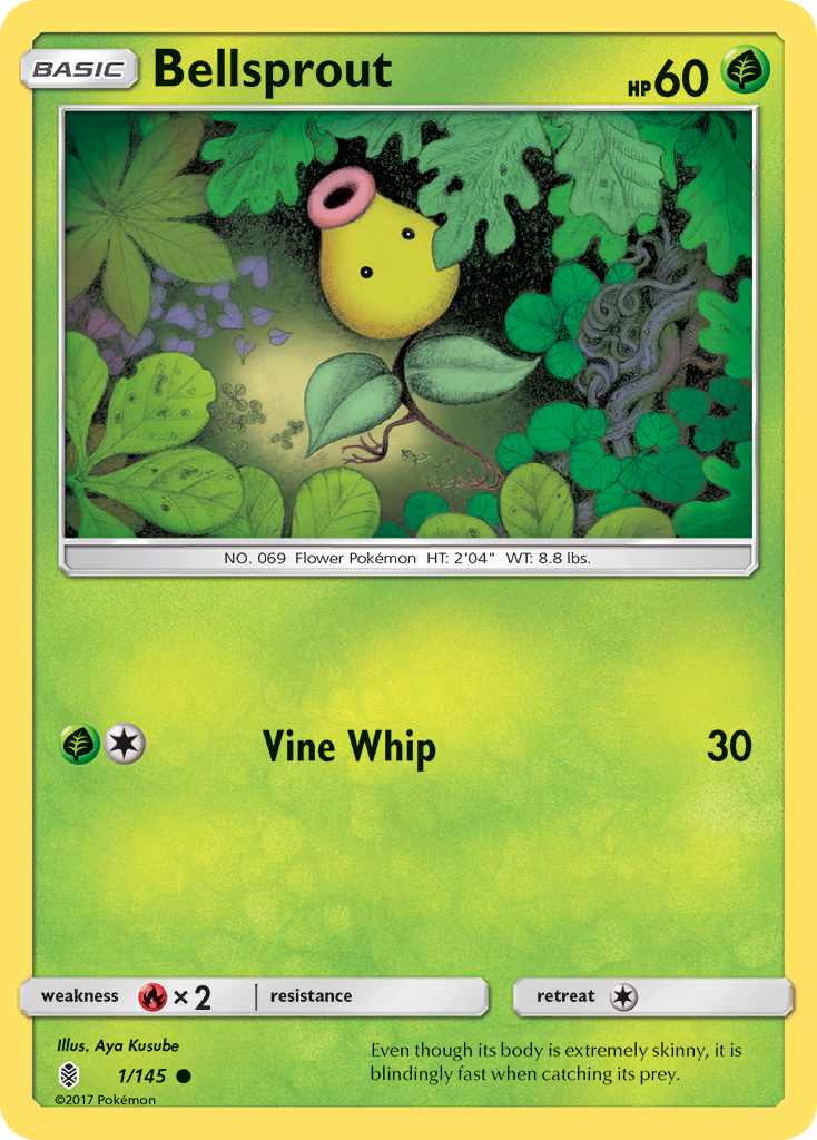 Bellsprout (1/145) [Sun & Moon: Guardians Rising] | Galaxy Games LLC