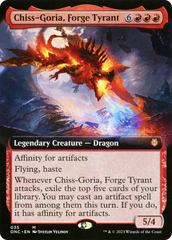 Chiss-Goria, Forge Tyrant (Extended Art) [Phyrexia: All Will Be One Commander] | Galaxy Games LLC