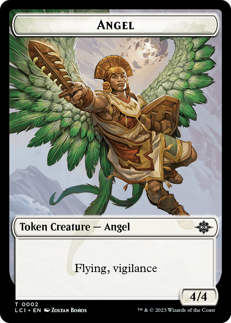 Angel Token [The Lost Caverns of Ixalan Tokens] | Galaxy Games LLC