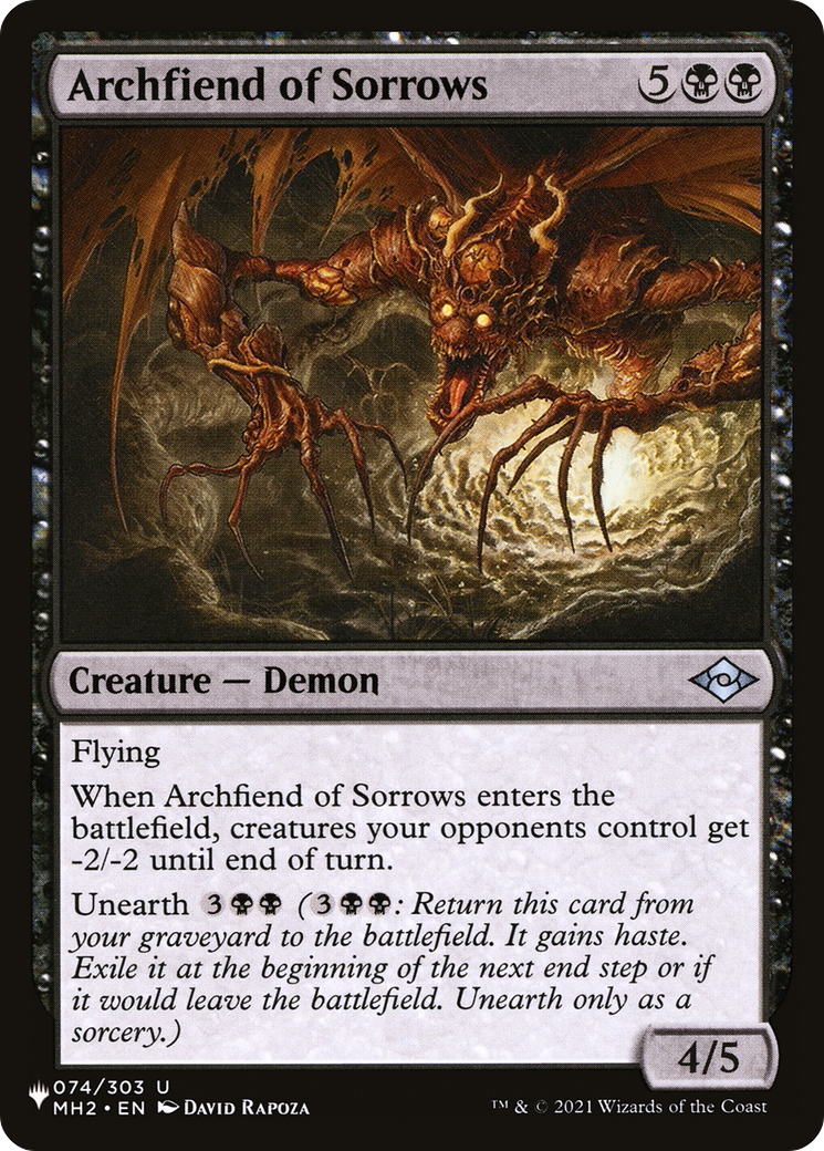 Archfiend of Sorrows [The List] | Galaxy Games LLC