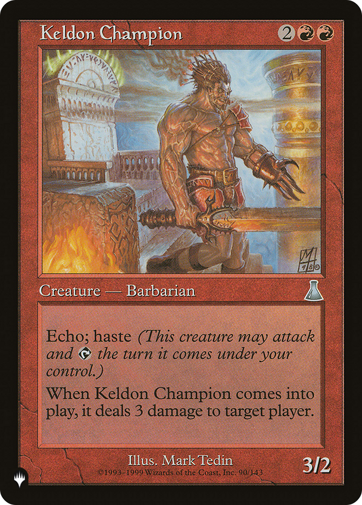 Keldon Champion [The List] | Galaxy Games LLC