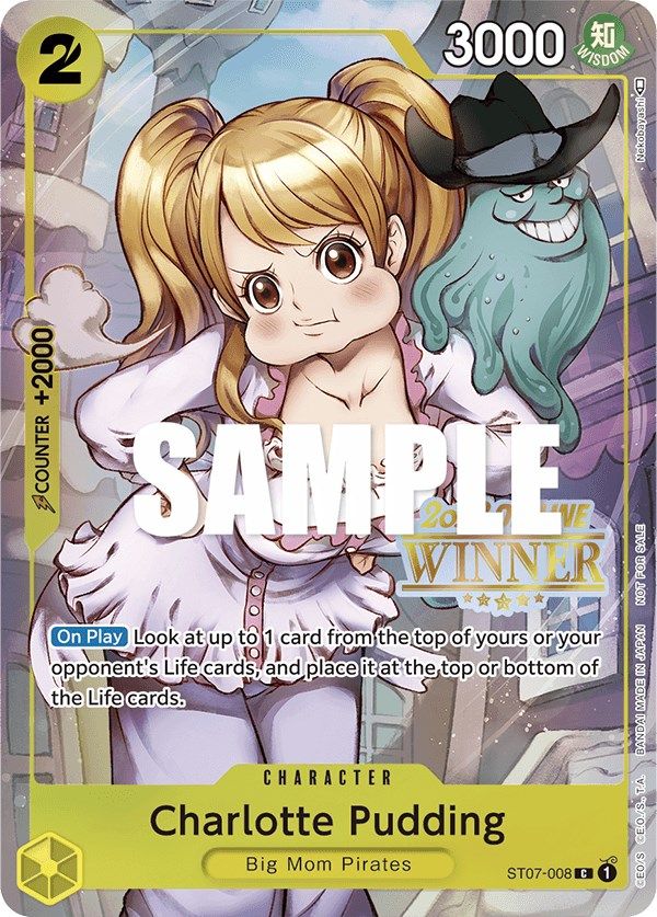 Charlotte Pudding (Offline Regional 2023) [Winner] [One Piece Promotion Cards] | Galaxy Games LLC