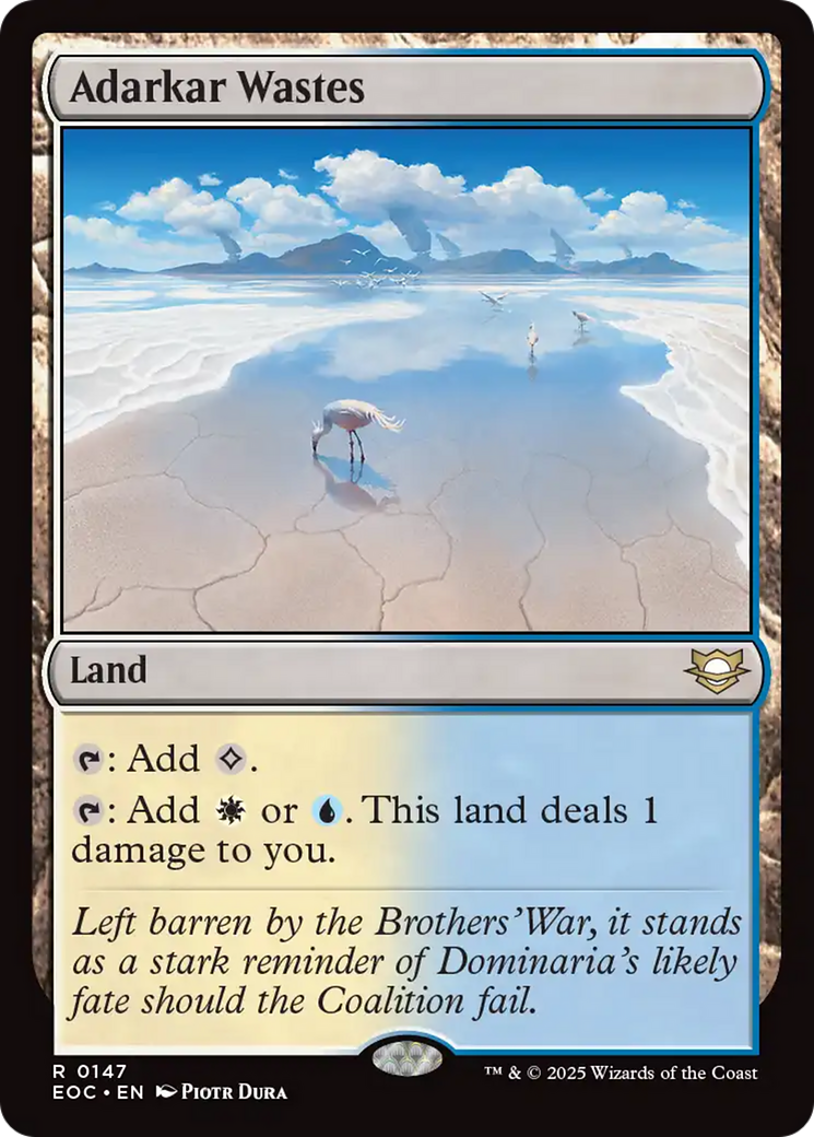 Adarkar Wastes [Edge of Eternities Commander] | Galaxy Games LLC