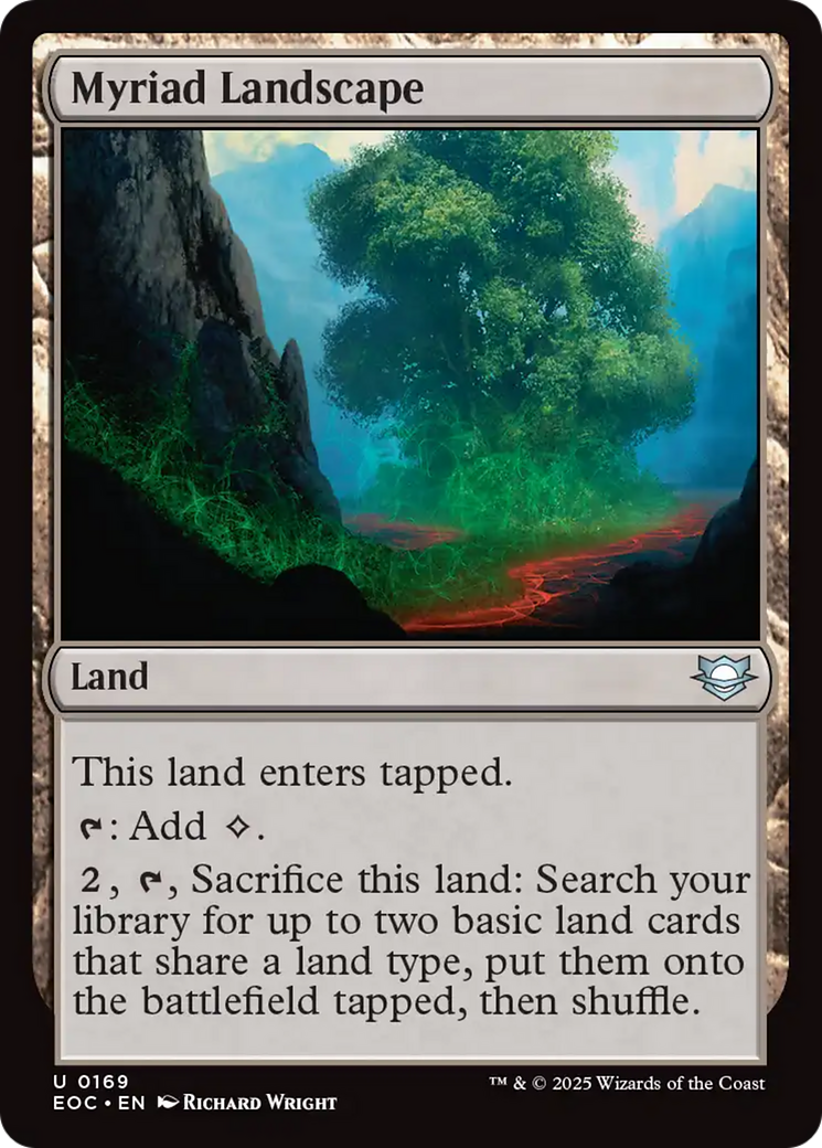 Myriad Landscape [Edge of Eternities Commander] | Galaxy Games LLC