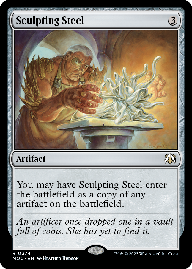 Sculpting Steel [March of the Machine Commander] | Galaxy Games LLC