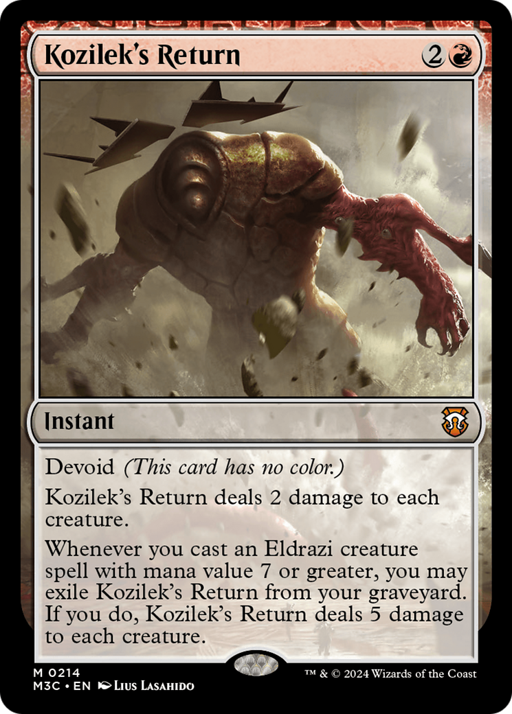 Kozilek's Return (Ripple Foil) [Modern Horizons 3 Commander] | Galaxy Games LLC