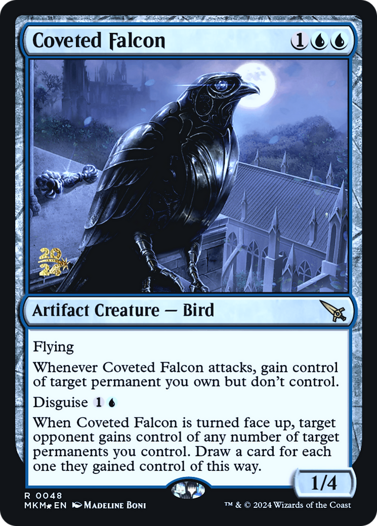 Coveted Falcon [Murders at Karlov Manor Prerelease Promos] | Galaxy Games LLC