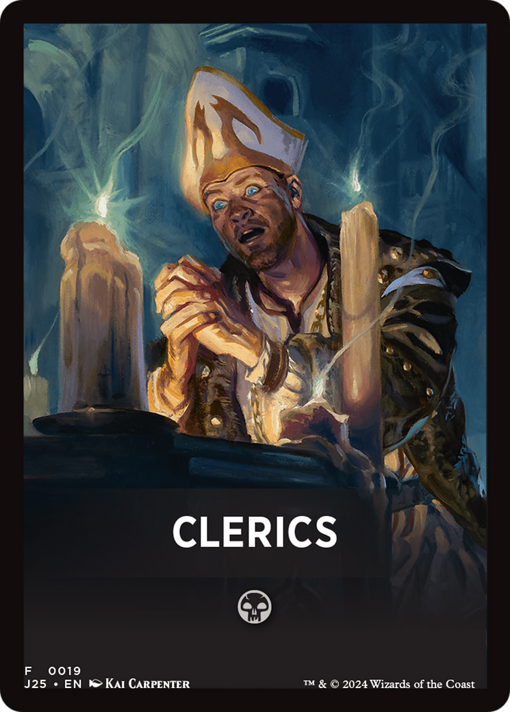 Clerics Theme Card [Foundations Jumpstart Front Cards] | Galaxy Games LLC