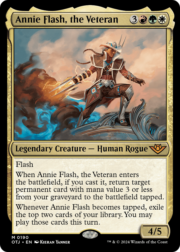 Annie Flash, the Veteran [Outlaws of Thunder Junction] | Galaxy Games LLC