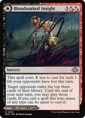 Bloodsoaked Insight // Sanguine Morass [Modern Horizons 3] | Galaxy Games LLC