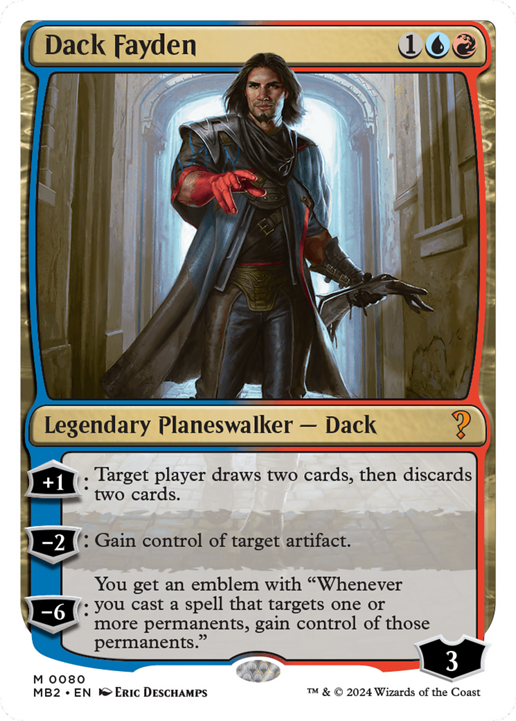 Dack Fayden (White Border) [Mystery Booster 2] | Galaxy Games LLC