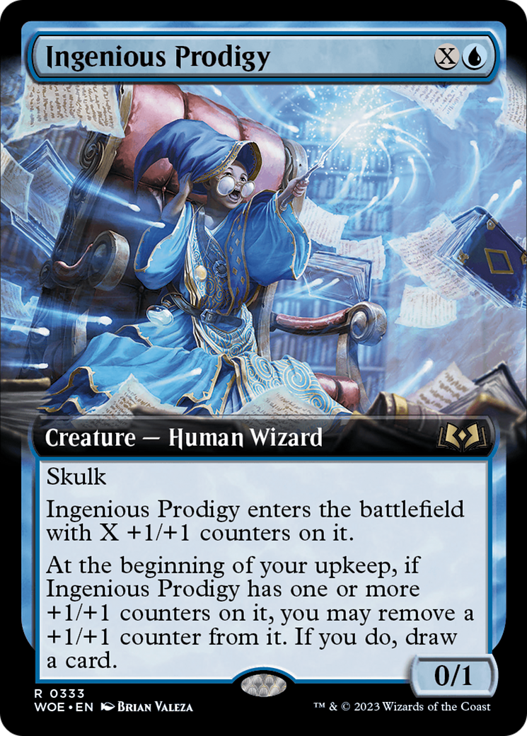 Ingenious Prodigy (Extended Art) [Wilds of Eldraine] | Galaxy Games LLC