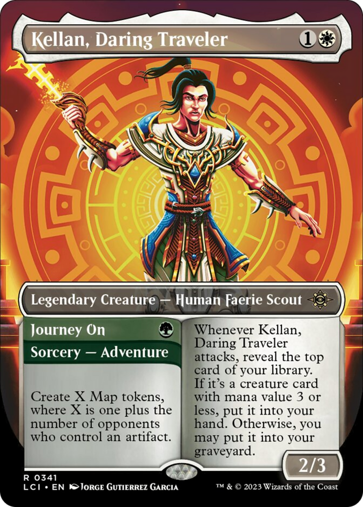 Kellan, Daring Traveler (Borderless) [The Lost Caverns of Ixalan] | Galaxy Games LLC