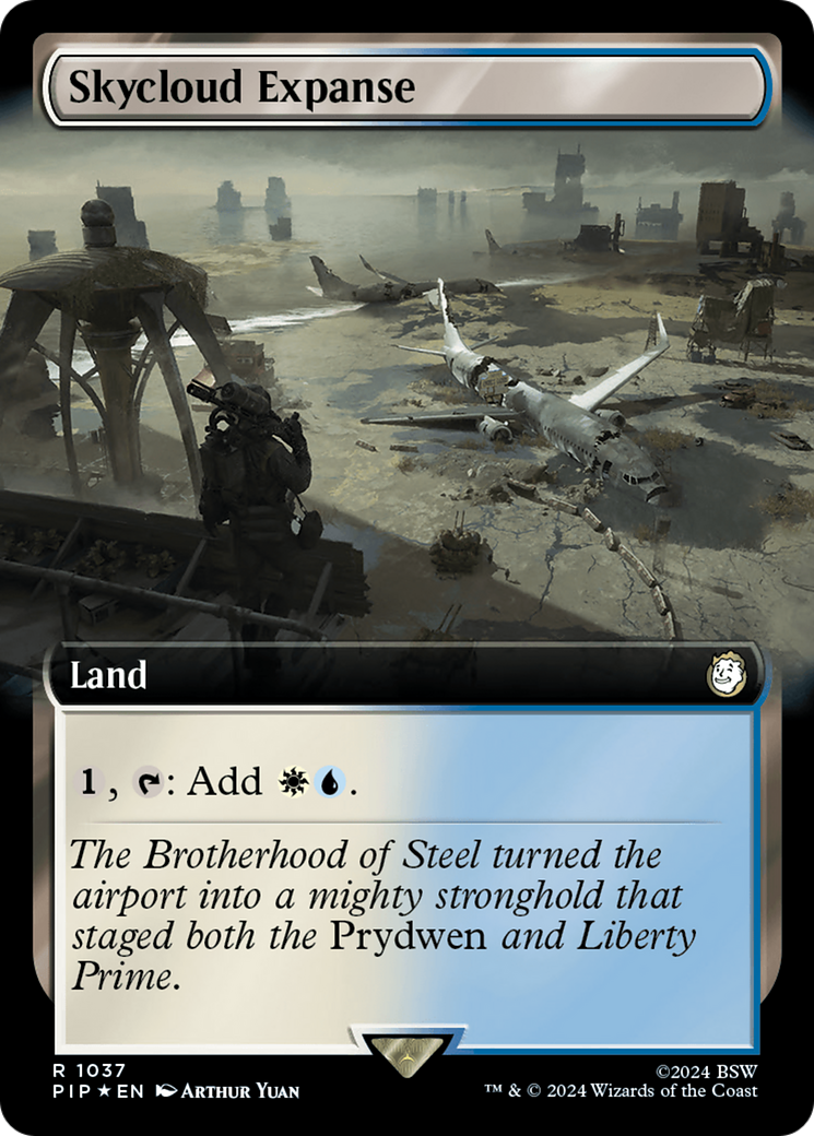 Skycloud Expanse (Extended Art) (Surge Foil) [Fallout] | Galaxy Games LLC