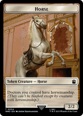 Horse // Soldier Double-Sided Token [Doctor Who Tokens] | Galaxy Games LLC