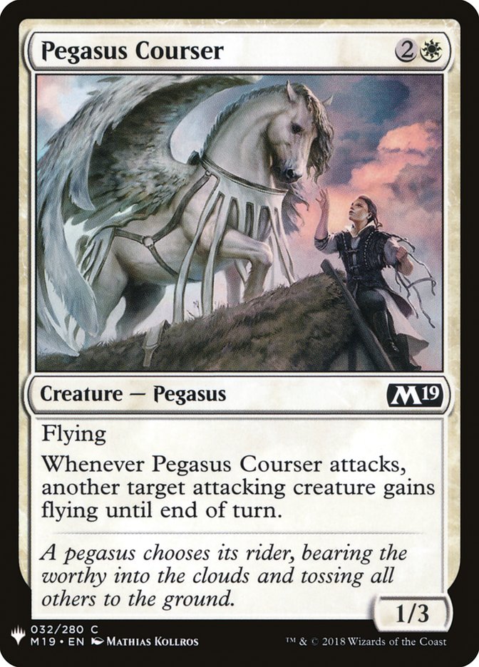 Pegasus Courser [Mystery Booster] | Galaxy Games LLC