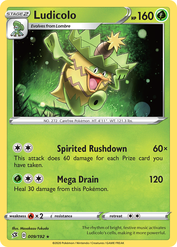 Ludicolo (009/192) [Sword & Shield: Rebel Clash] | Galaxy Games LLC