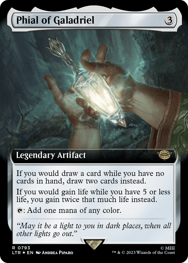 Phial of Galadriel (Extended Art) (Surge Foil) [The Lord of the Rings: Tales of Middle-Earth] | Galaxy Games LLC