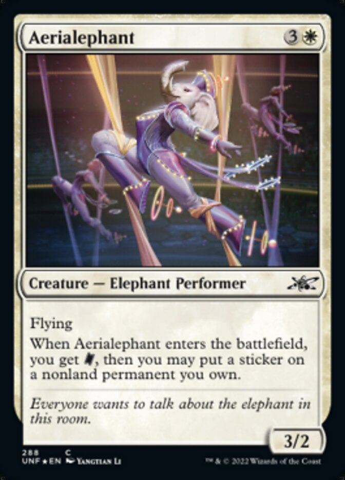 Aerialephant (Galaxy Foil) [Unfinity] | Galaxy Games LLC