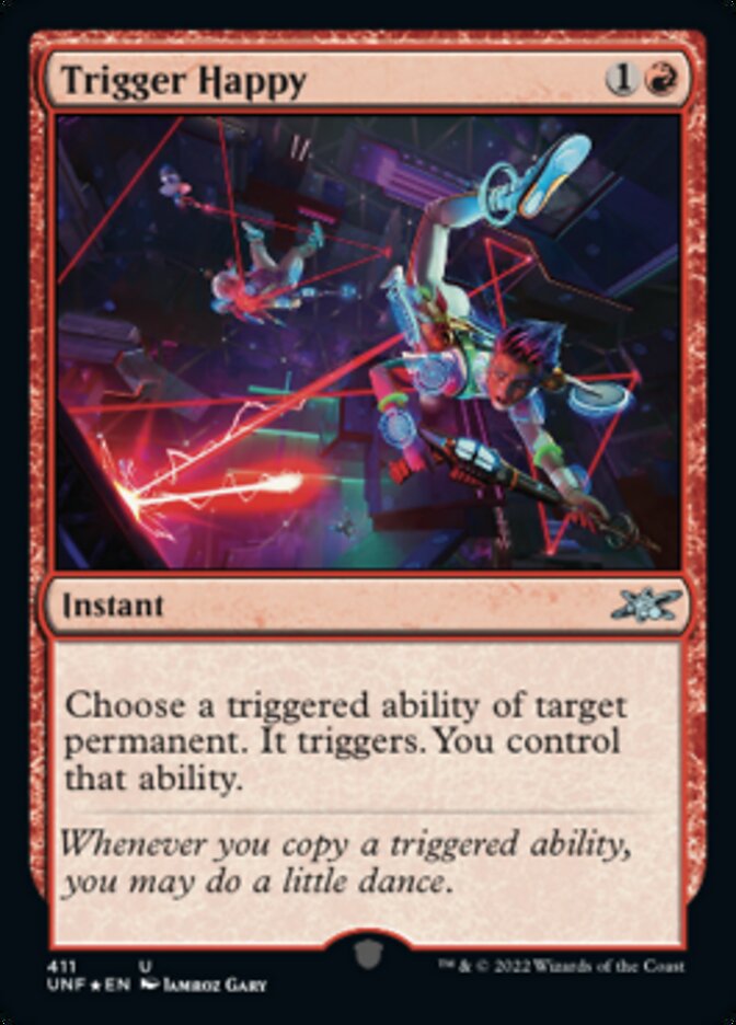 Trigger Happy (Galaxy Foil) [Unfinity] | Galaxy Games LLC