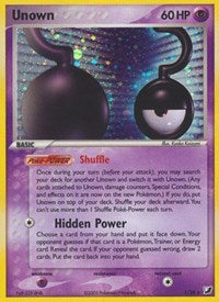 Unown (?) (?/28) [EX: Unseen Forces] | Galaxy Games LLC