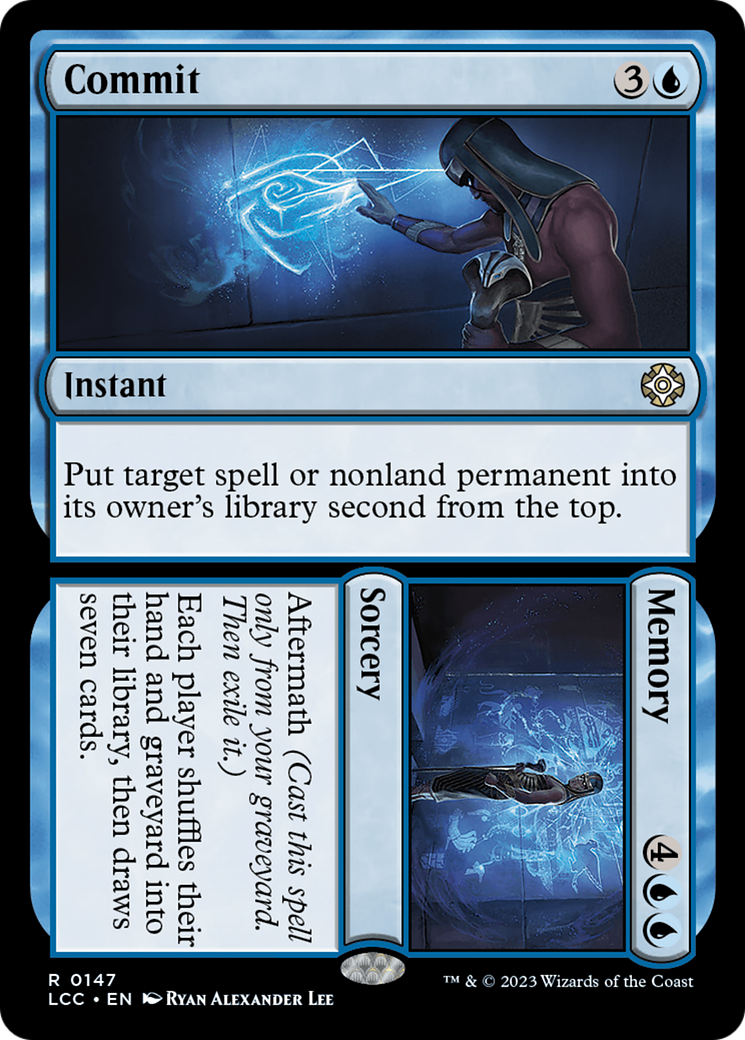 Commit // Memory [The Lost Caverns of Ixalan Commander] | Galaxy Games LLC
