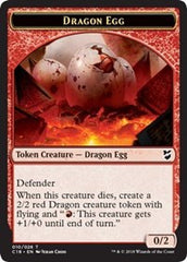 Dragon Egg // Dragon Double-Sided Token [Commander 2018 Tokens] | Galaxy Games LLC