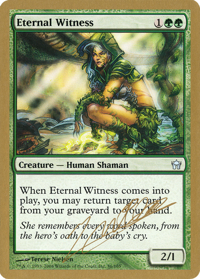 Eternal Witness (Julien Nuijten) [World Championship Decks 2004] | Galaxy Games LLC