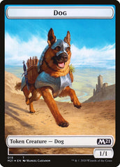 Cat (011) // Dog Double-Sided Token [Core Set 2021 Tokens] | Galaxy Games LLC