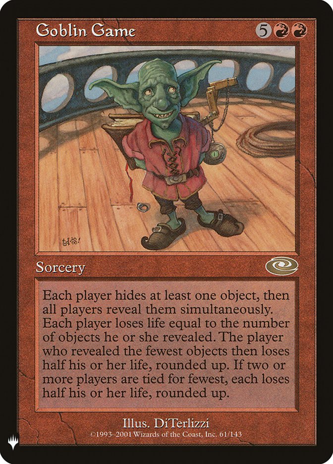 Goblin Game [The List] | Galaxy Games LLC