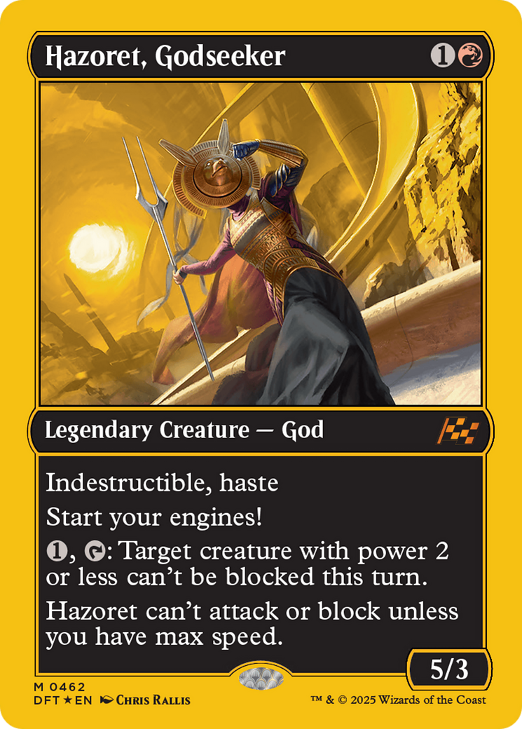 Hazoret, Godseeker (First-Place Foil) [Aetherdrift] | Galaxy Games LLC