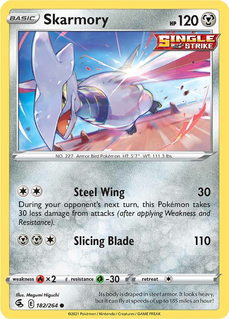 Skarmory (182/264) [Sword & Shield: Fusion Strike] | Galaxy Games LLC